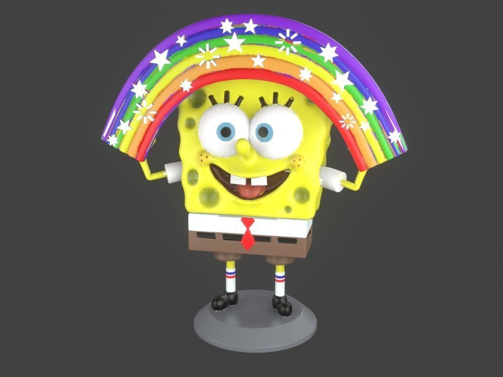 7 Printable models Spongebob memes pack print 3D print model_11