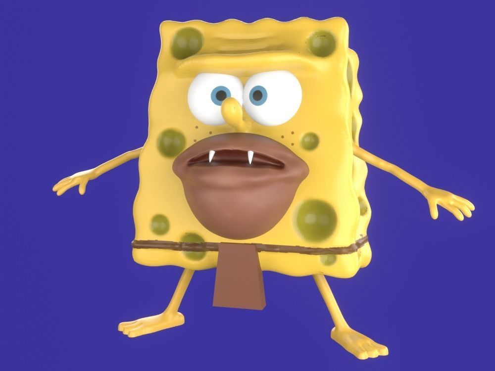 7 Printable models Spongebob memes pack print 3D print model_1