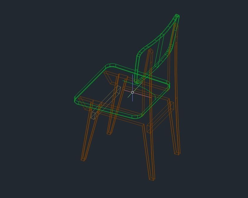 Table chair 3D model_13