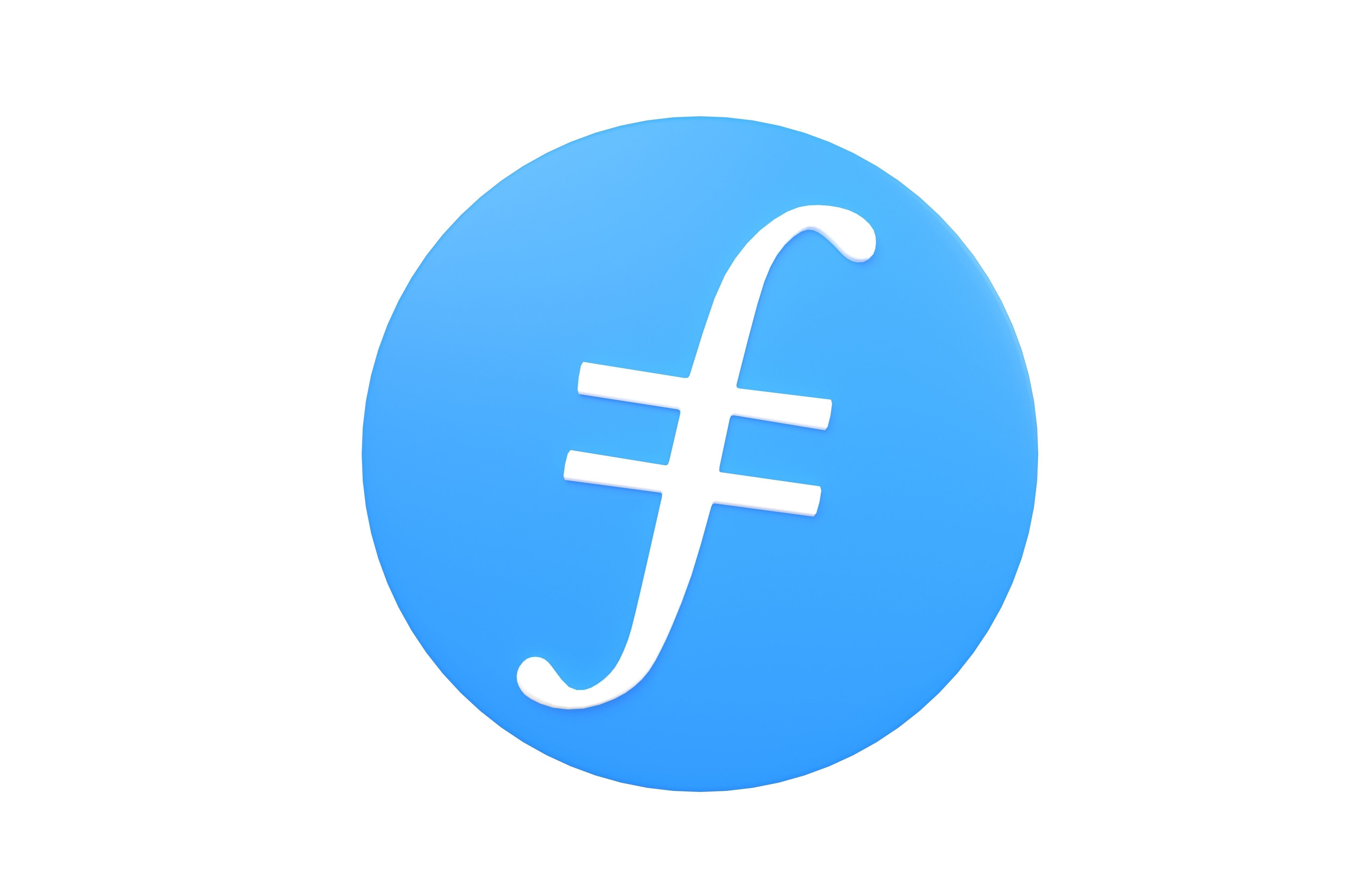 Filecoin v2 001 Low-poly 3D model_1