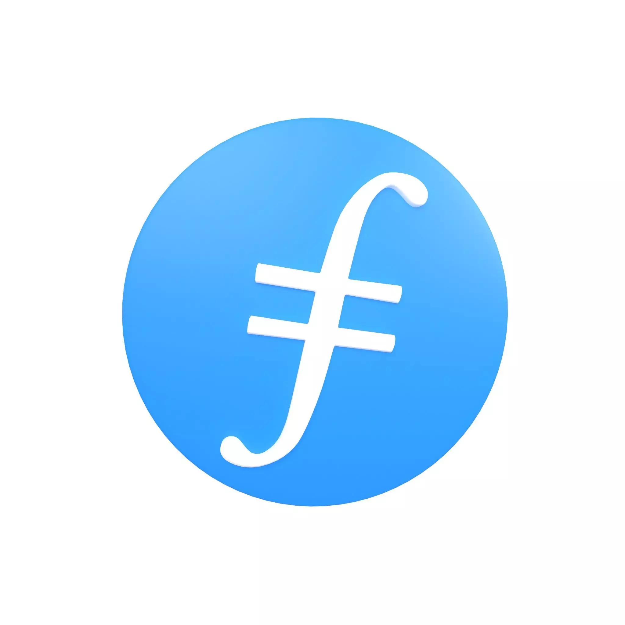 Filecoin v2 001 Low-poly 3D model_0