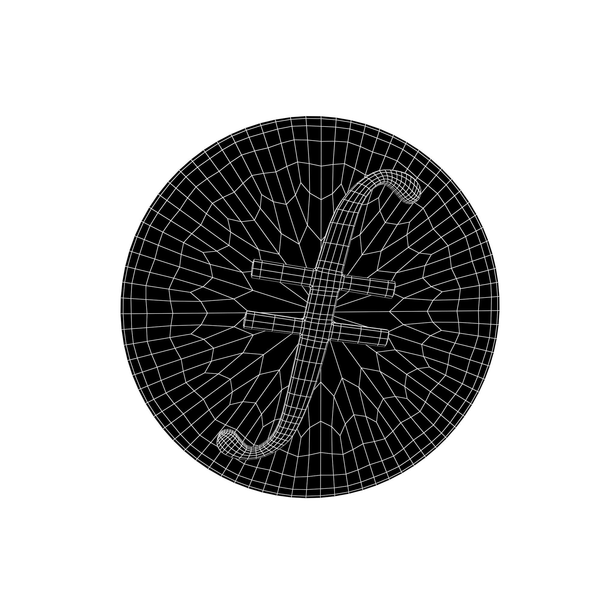 Filecoin v2 001 Low-poly 3D model_4