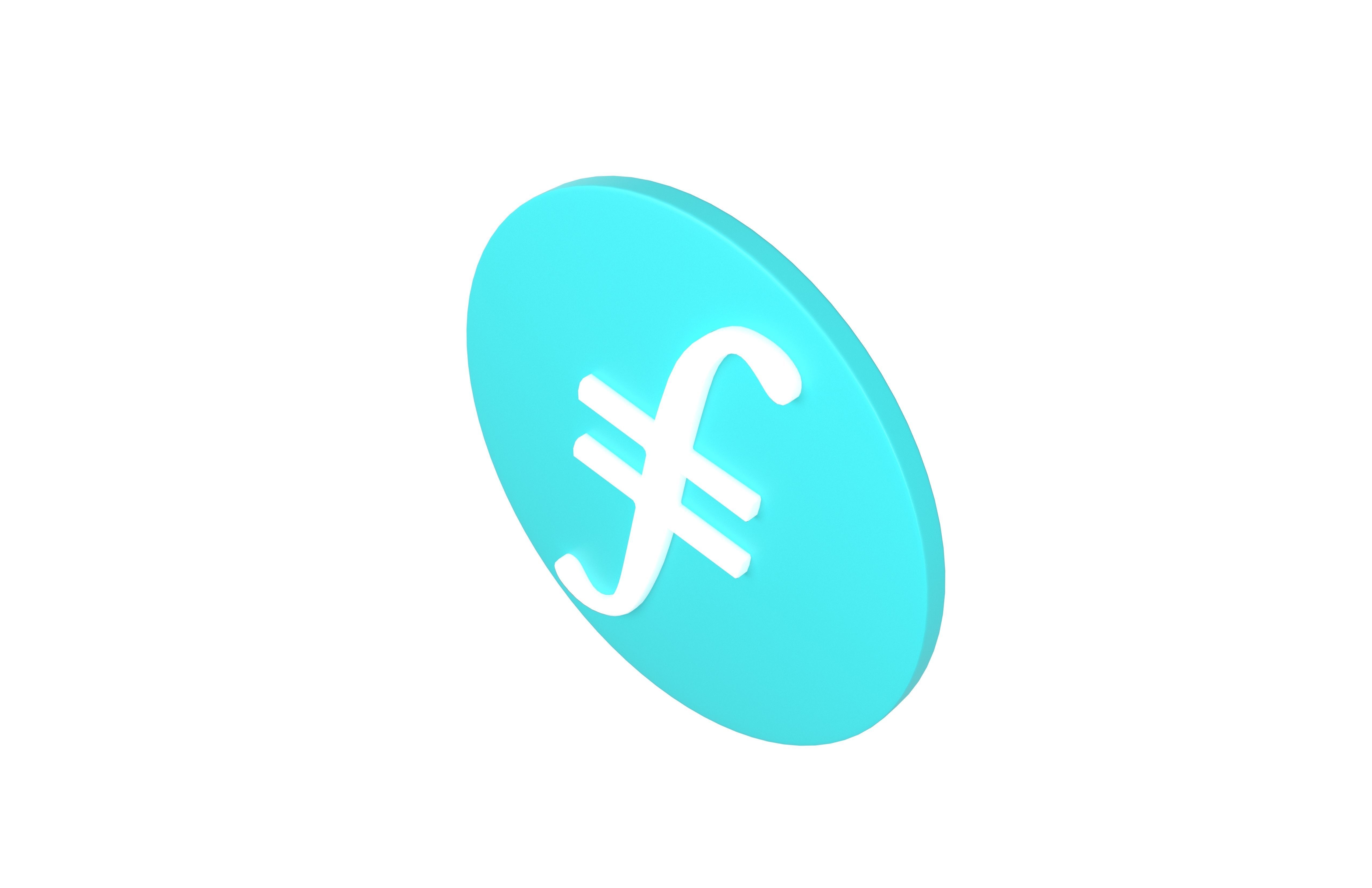 Filecoin v2 002 Low-poly 3D model_2