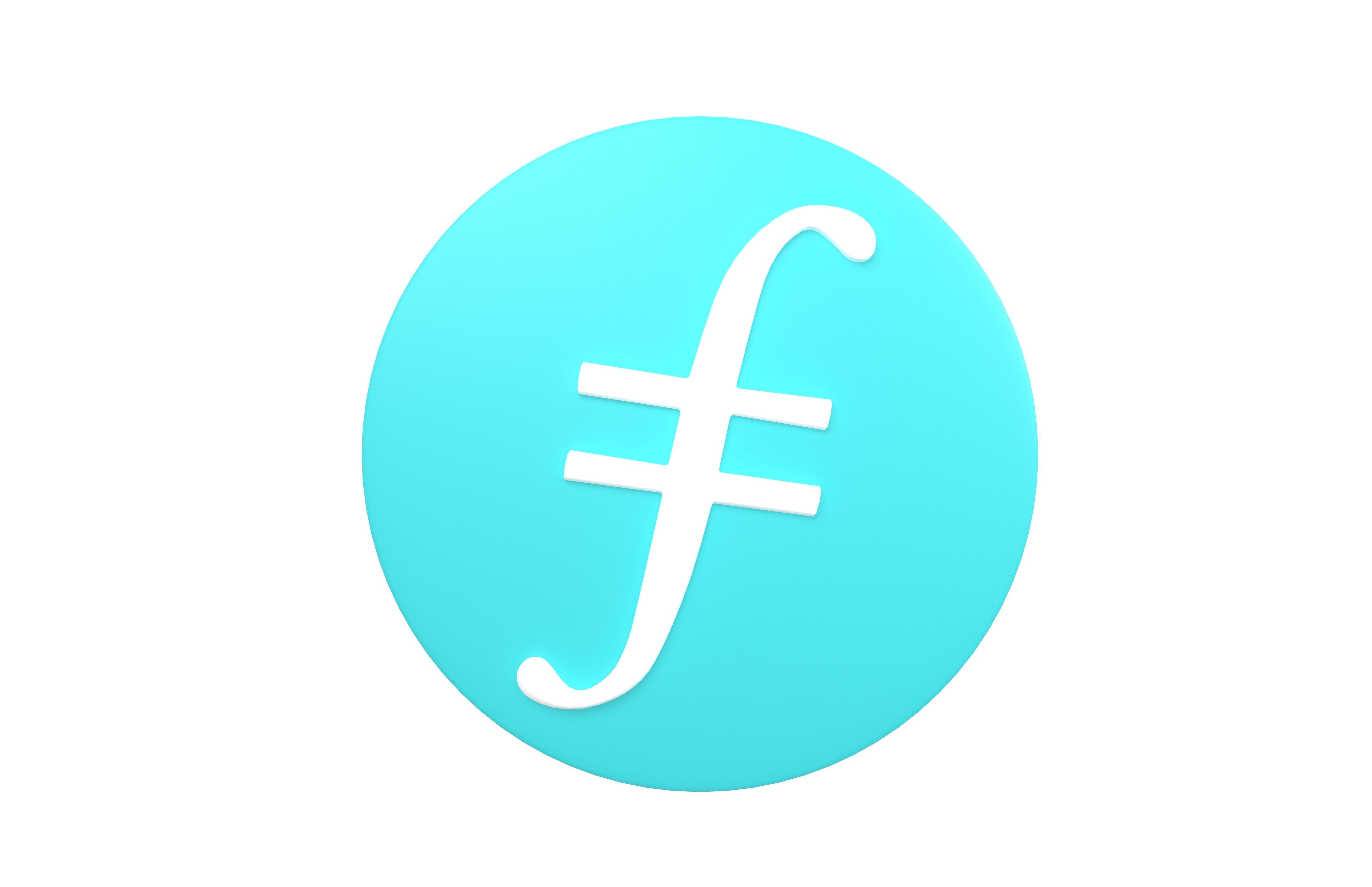 Filecoin v2 002 Low-poly 3D model_1