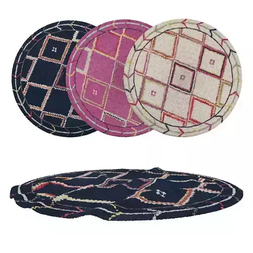 Round Rug Set 27