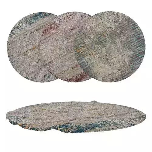 Round Rug Set 28