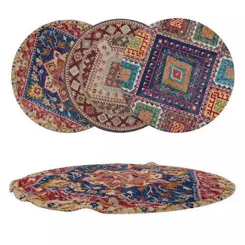 Round Rug Set 31