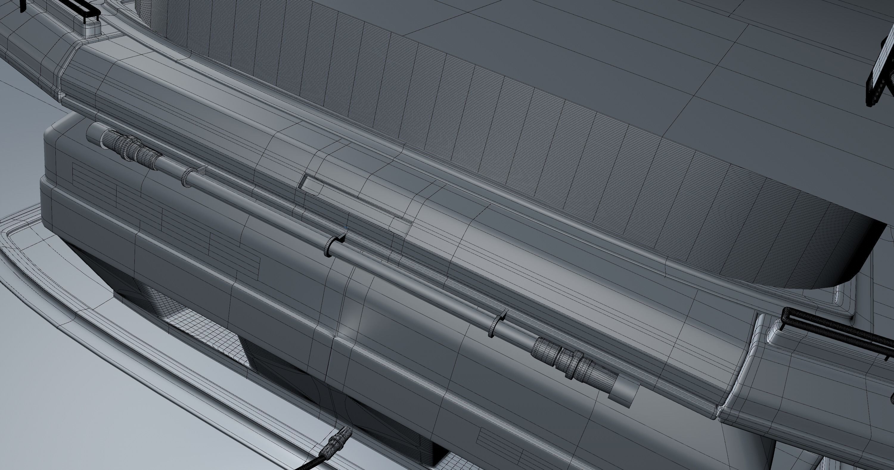 Holographic Scifi Table - C4D- Octane 3D model_4