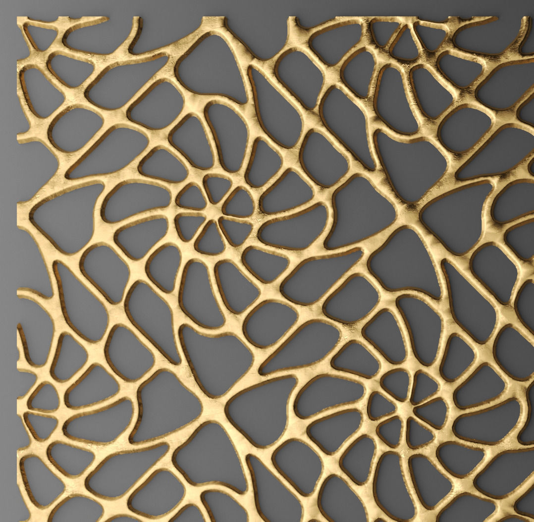 Panel lattice grille 3D 29 3D model_1