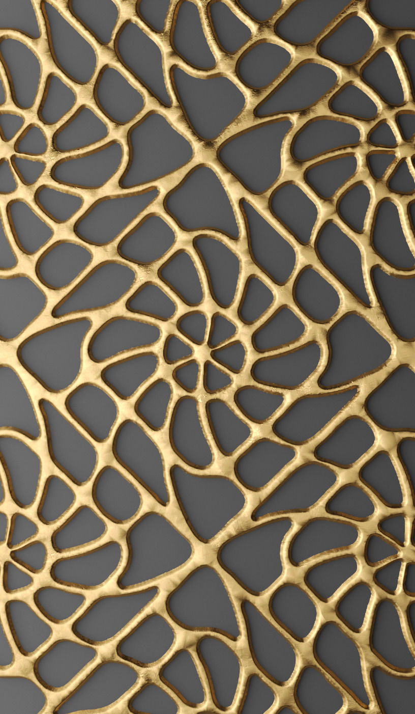 Panel lattice grille 3D 29 3D model_5