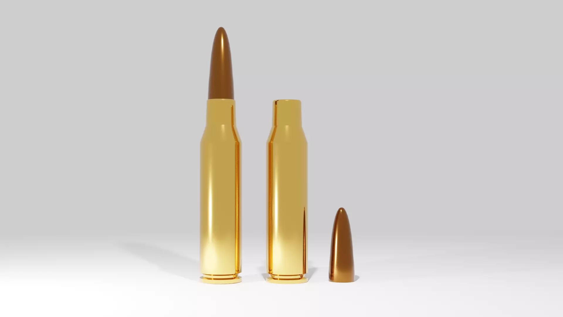 Assault Rifle Bullet Free 3D model