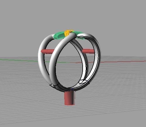bague a filo X -CG151 3D print model_12