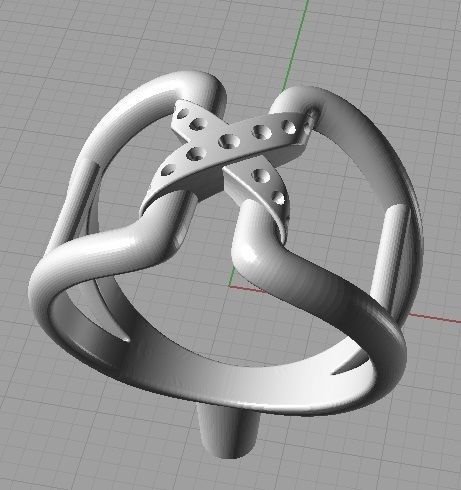 bague a filo X -CG151 3D print model_7