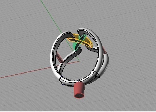 bague a filo X -CG151 3D print model_13
