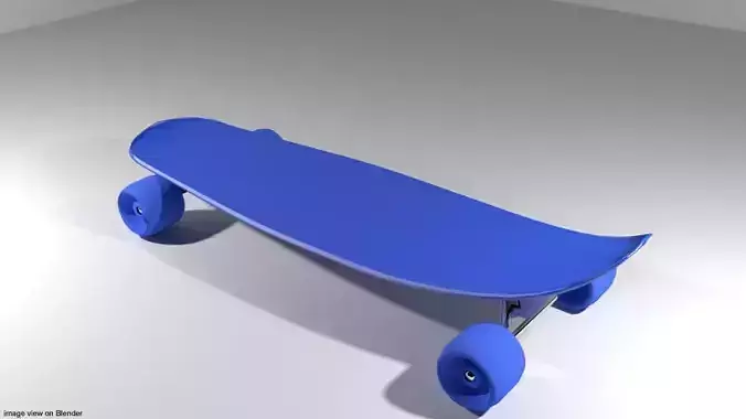 Skateboard with wheels