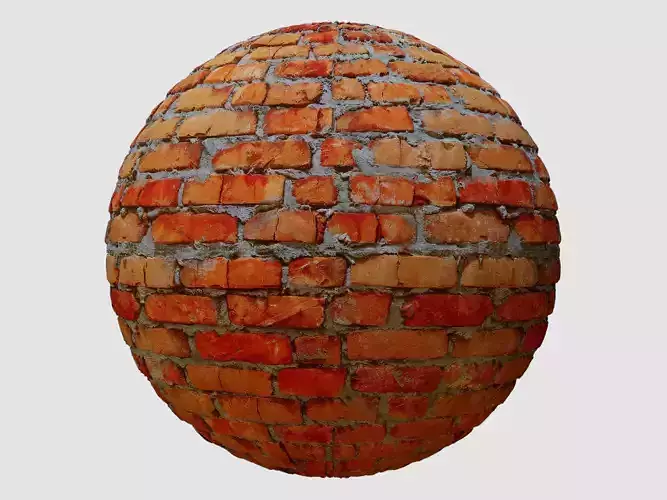Old Brick Wall PBR Texture