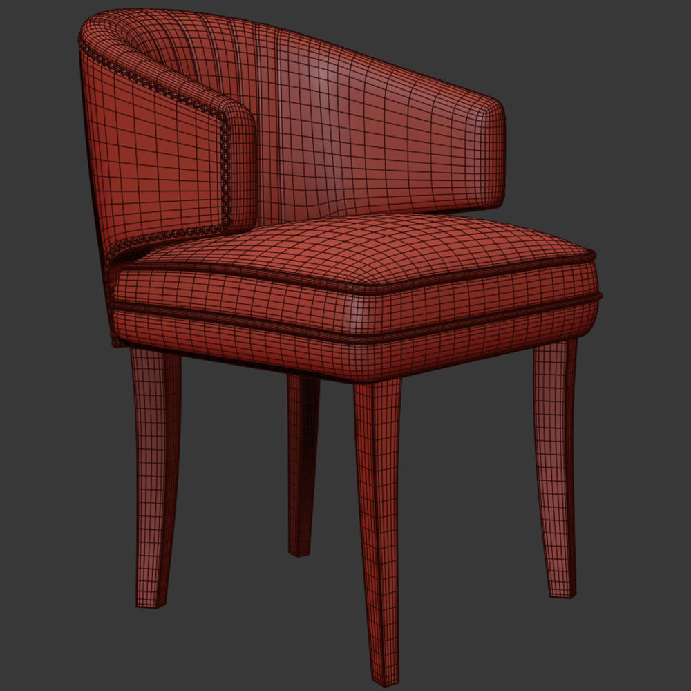 Brabbu Ibis Dining Chair 3D model_1