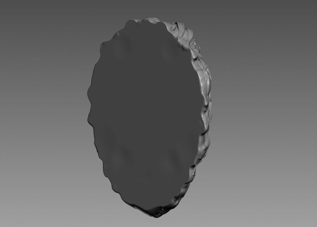 Lion Head Sculpture 3d print model 3D print model_25