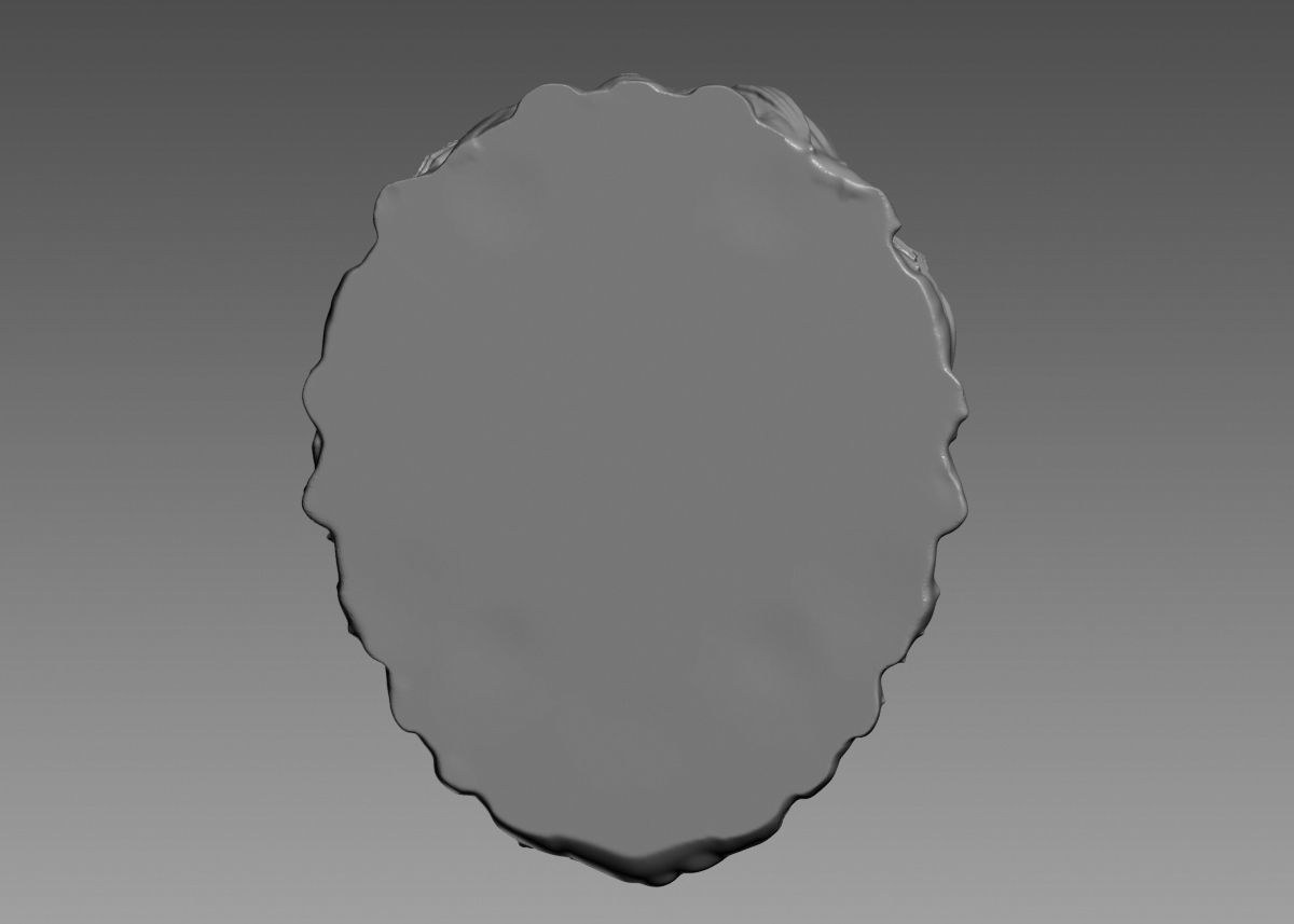 Lion Head Sculpture 3d print model 3D print model_29