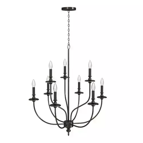 Hart Nine Light Chandelier