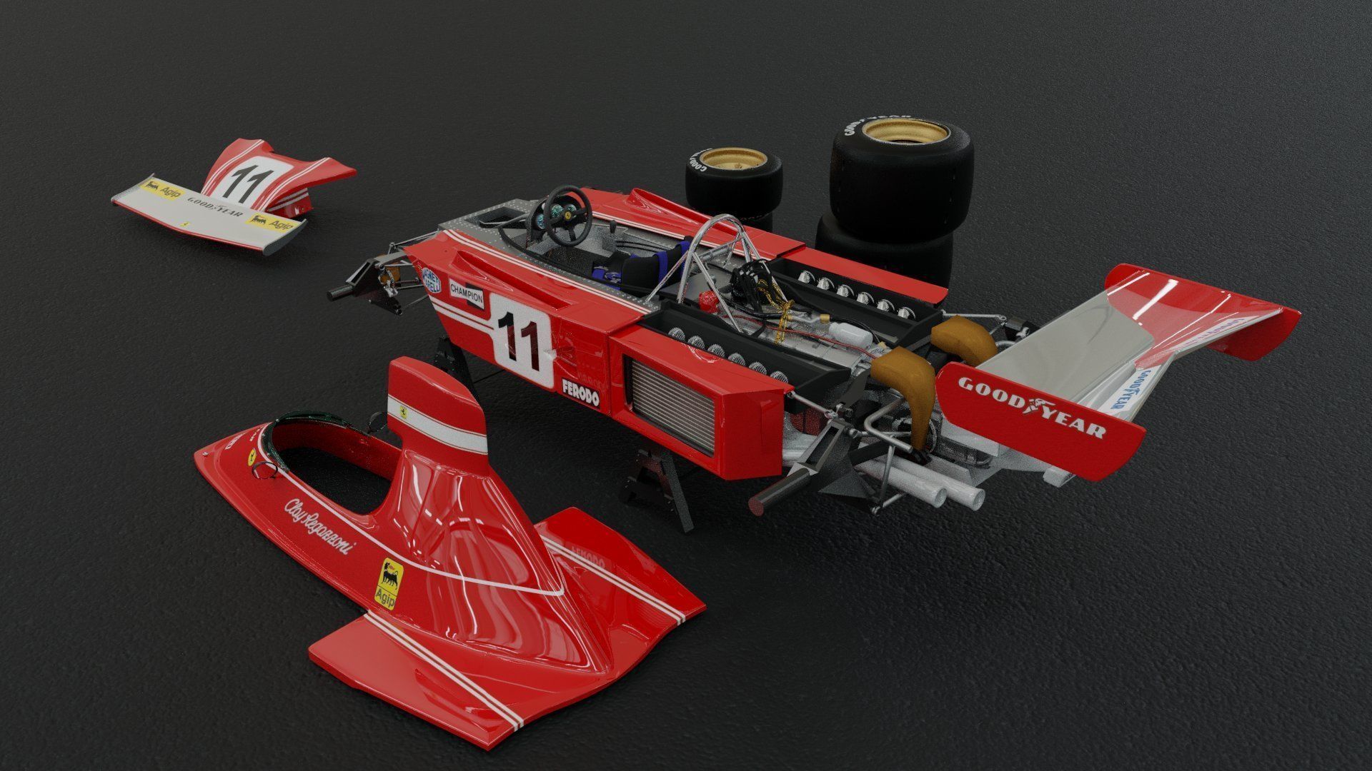 Ferrari 312 B3 3D model_5