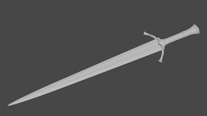 Boromir sword 3D print model