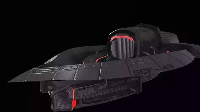 SCF-49 Sci-fi Spaceship