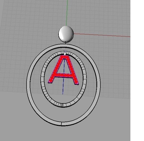 earrings -CG169  3D print model_1