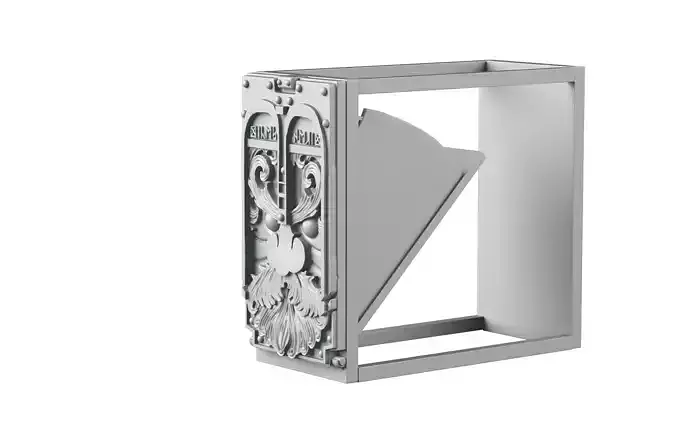Dice case bookend 3D print model