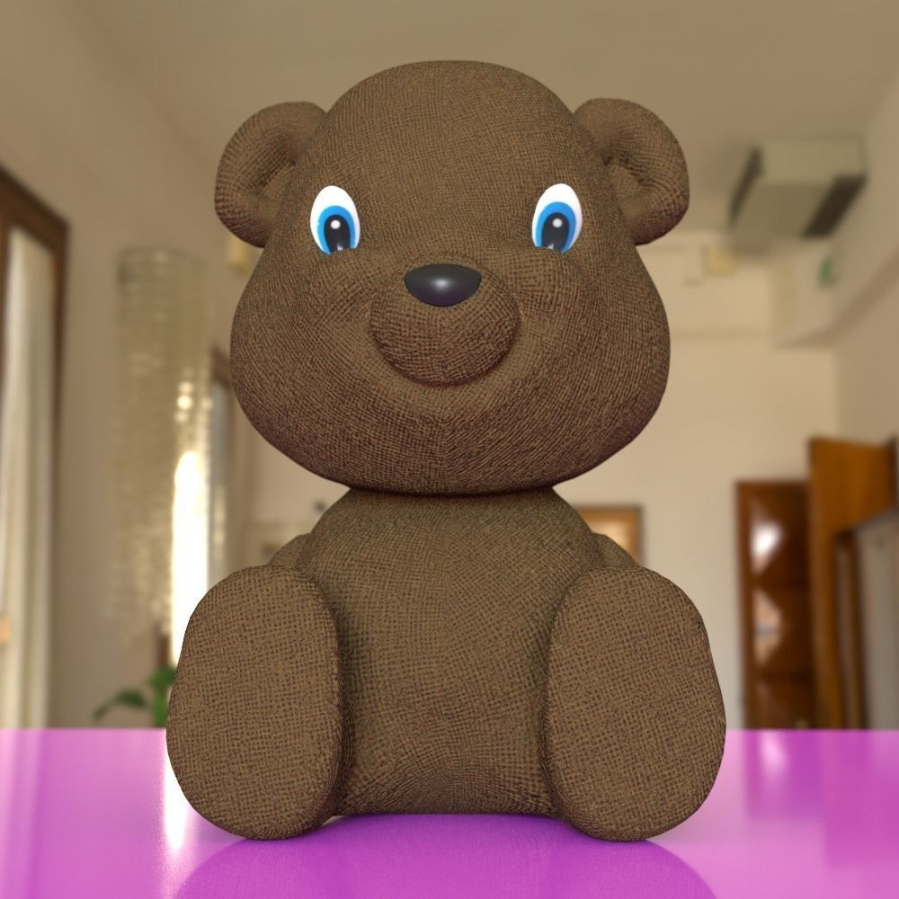 Teddy Bear 3D model_1
