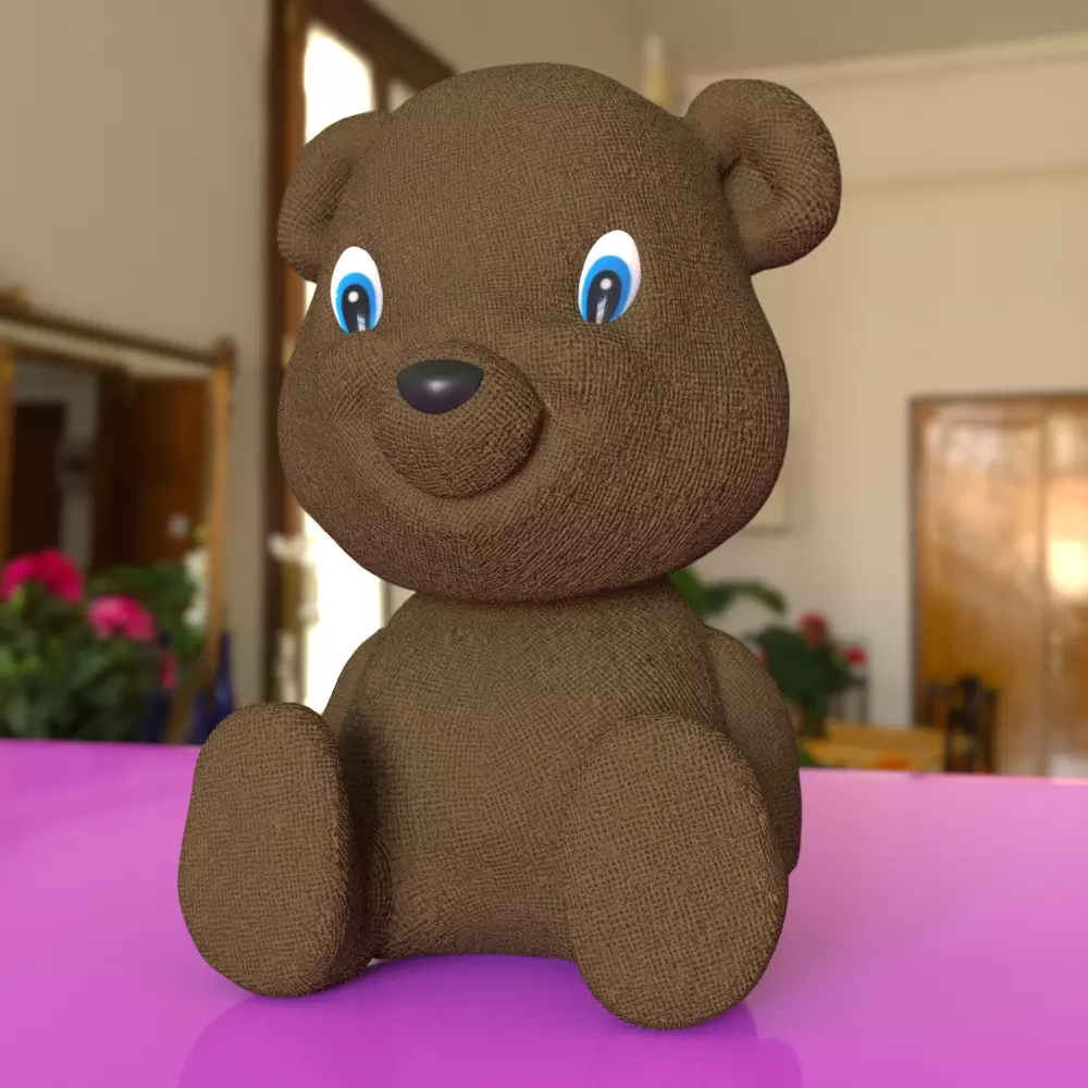 Teddy Bear 3D model_0