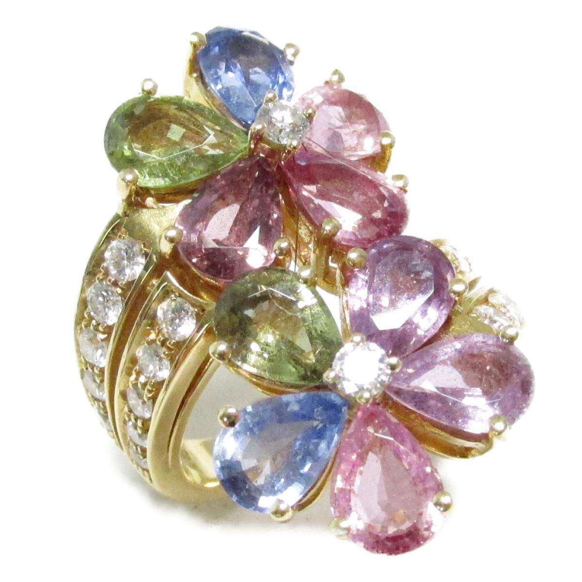 rings fleurs -CG176 3D print model_6