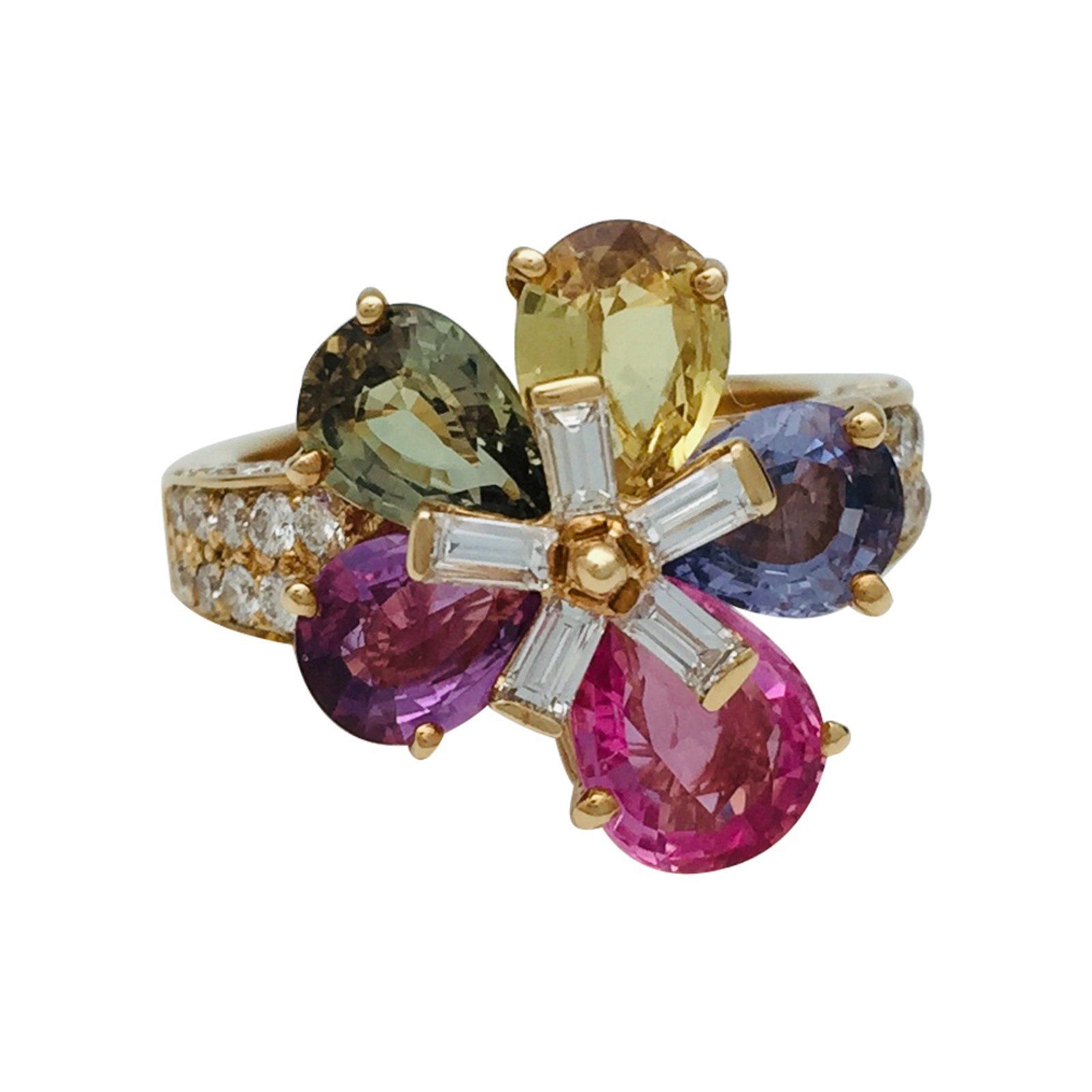 rings fleurs -CG176 3D print model_10