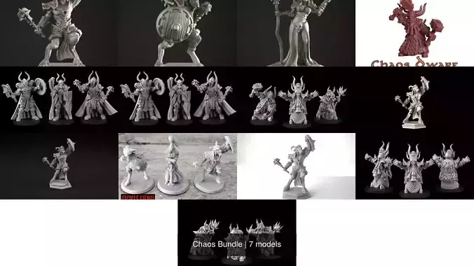 Chaos Bundle 3D Model Collection