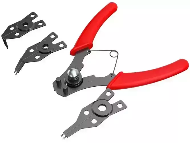 Circlip Pliers 3D model