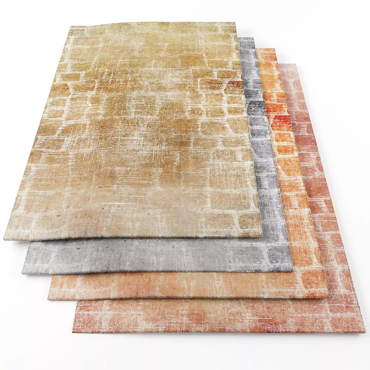 Rugs-967 rug with bricks 3D model | CGTrader