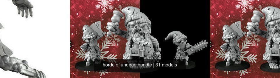horde of undead bundle 3D Model Collection_13