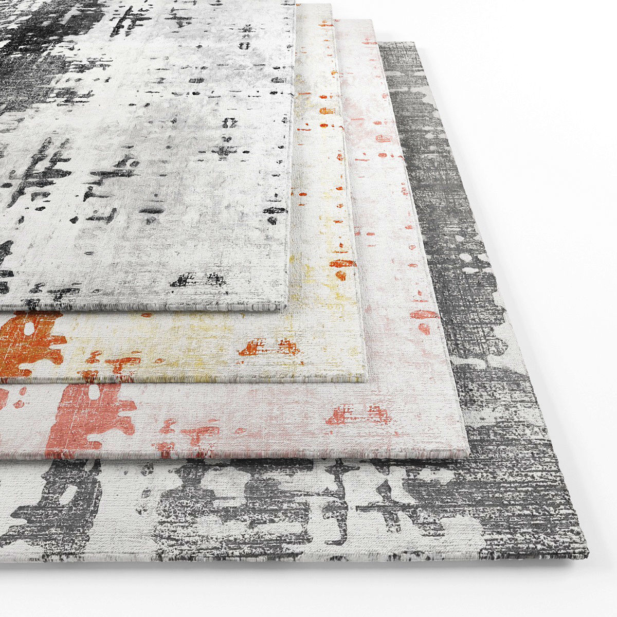 Rugs-969 four rugs 3D model_1