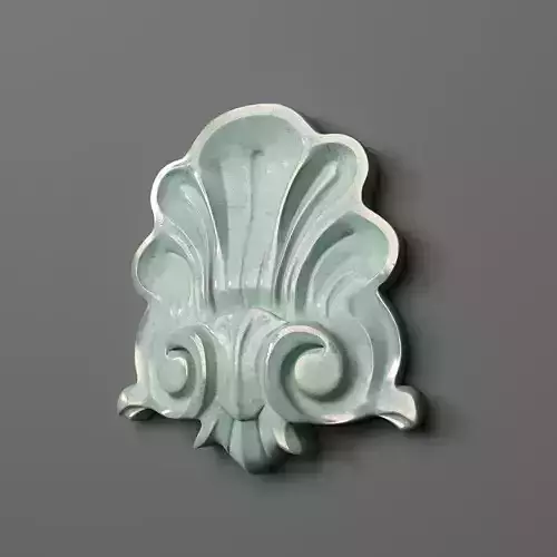 Center decorative shell 3D print model
