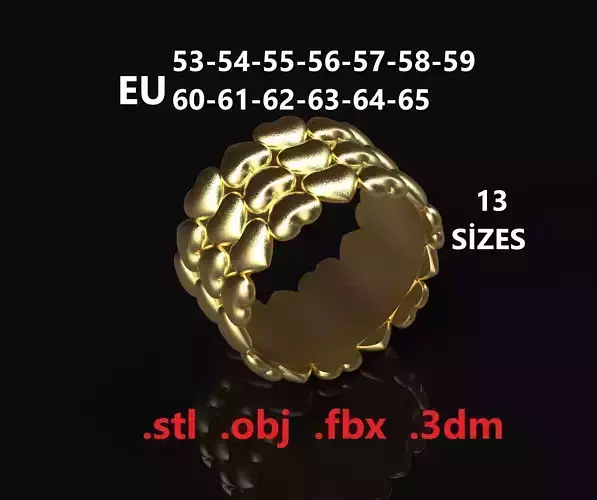 Model 222 Love Ring 2  EU Size