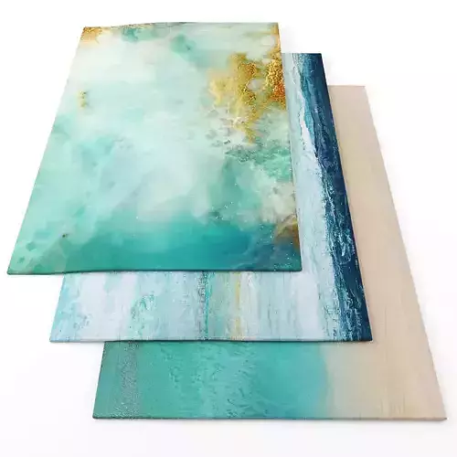 Rugs-972 ocean canvas wall art -