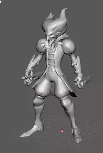 Wildcard Shaco 3D Model