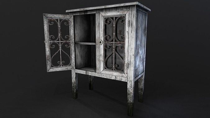 OLD CABINET GAME MODEL Low-poly 3D model