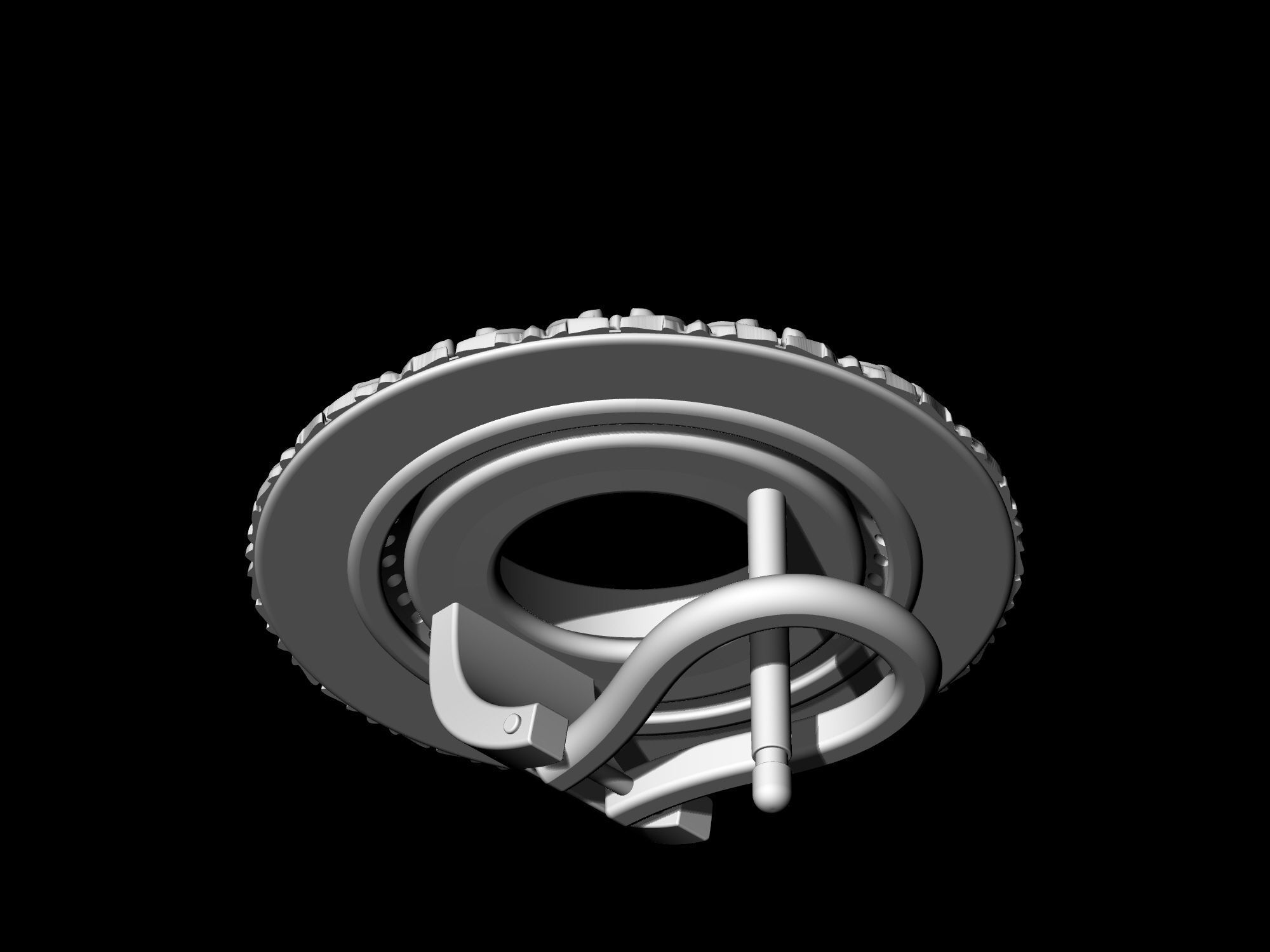 Oriental Cabochon Set 3D Model Collection_28