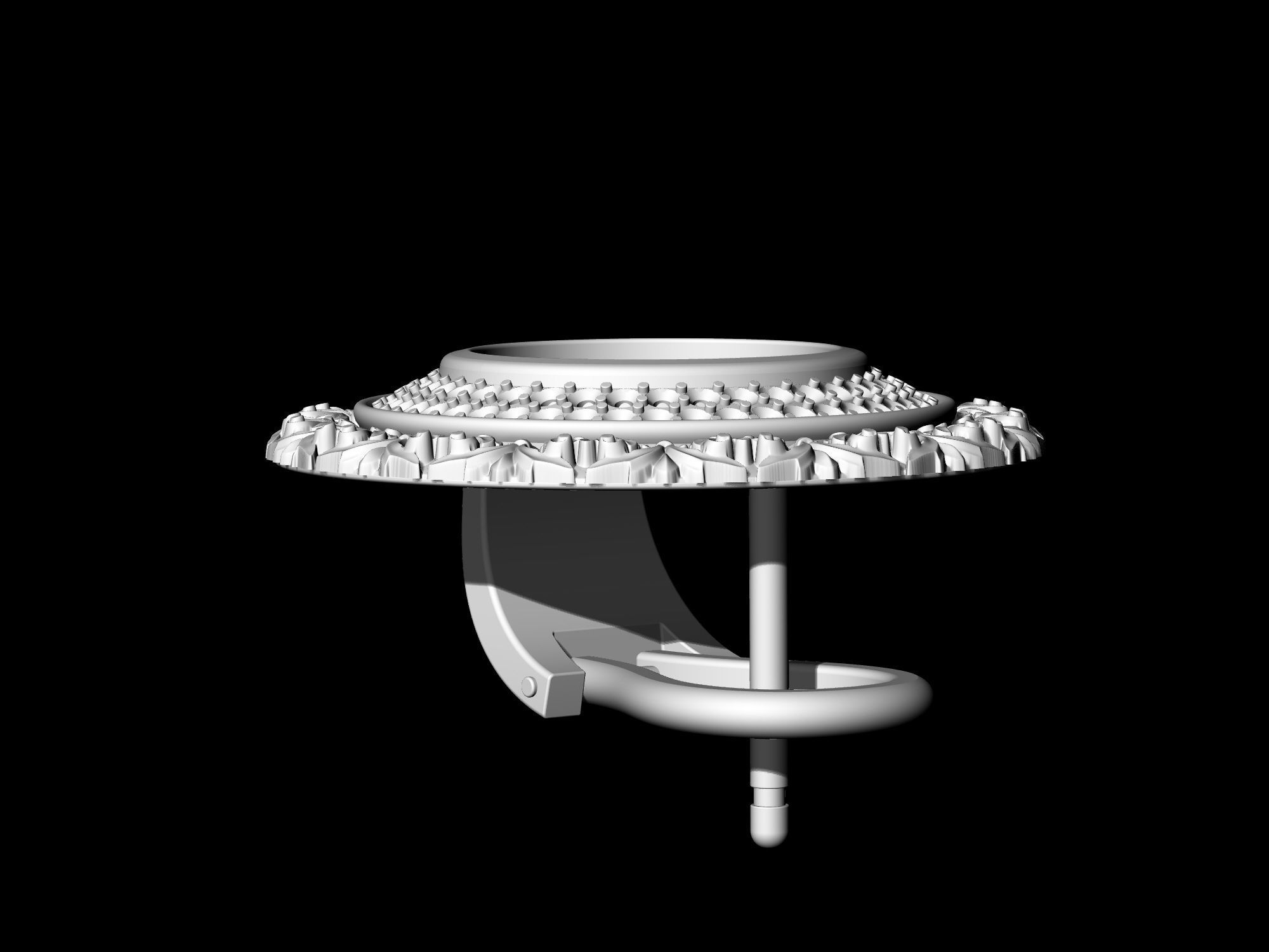 Oriental Cabochon Set 3D Model Collection_29