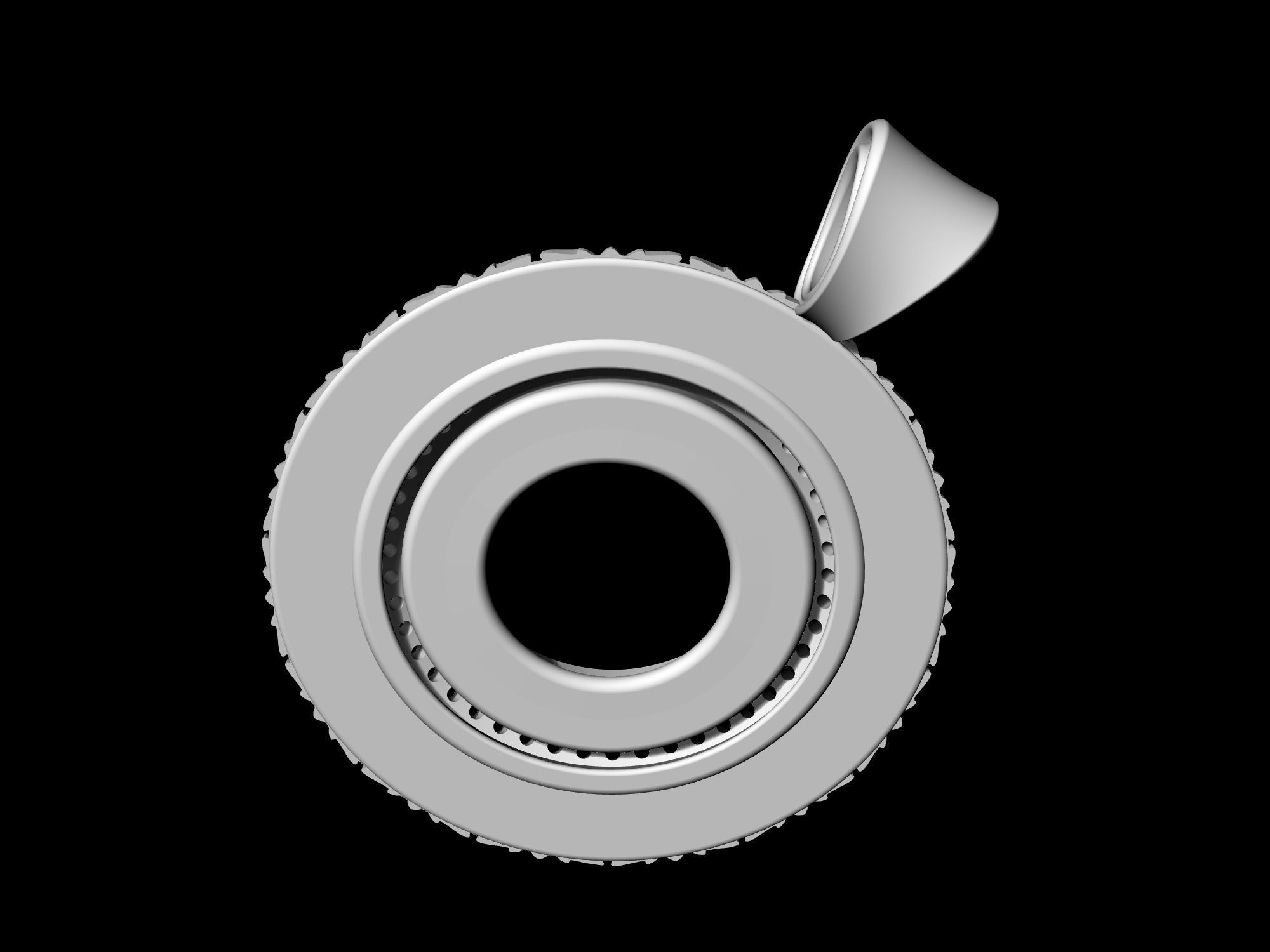 Oriental Cabochon Set 3D Model Collection_14