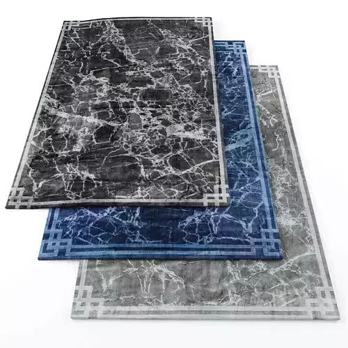 Rugs-977 three marble rugs