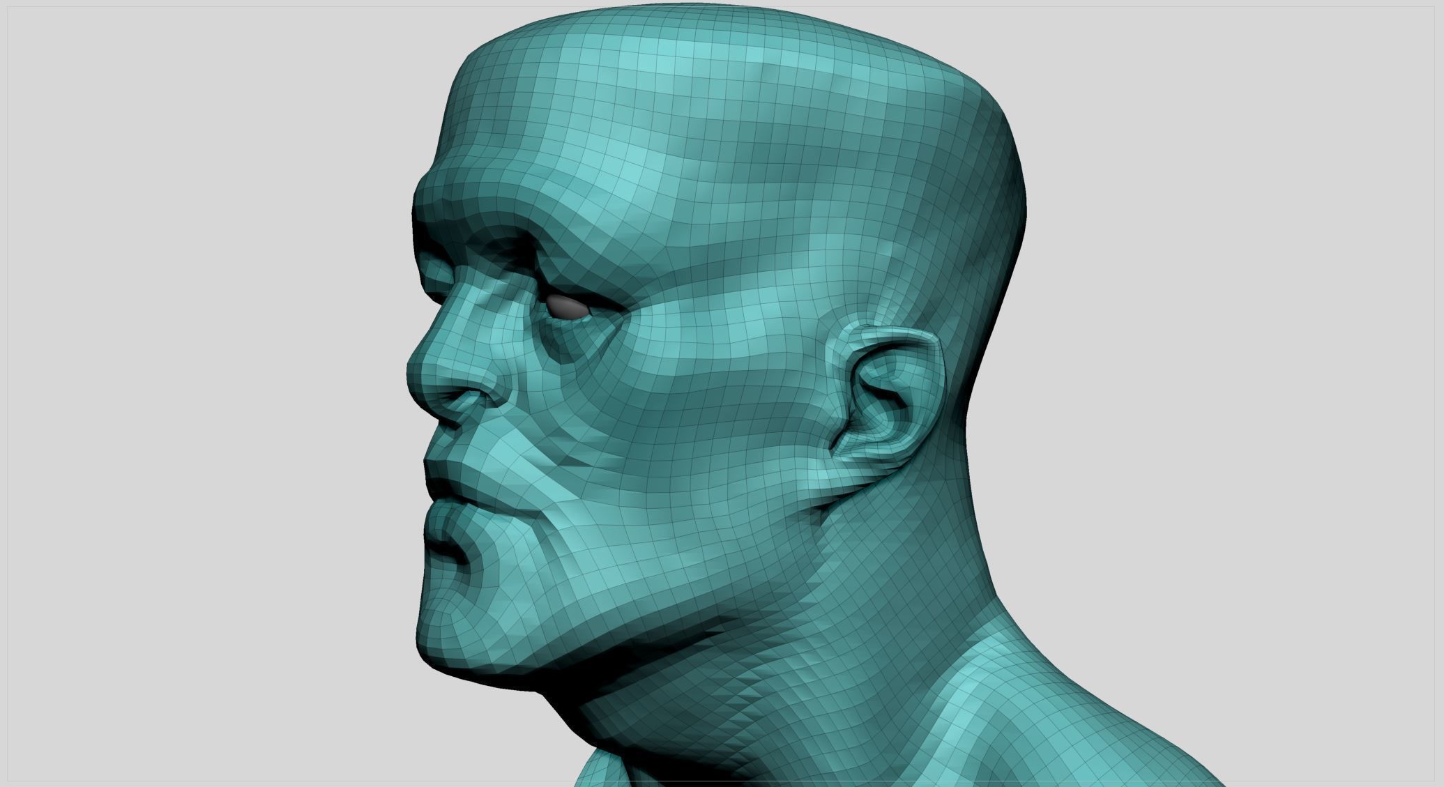 Creature Head v7 3D model_8