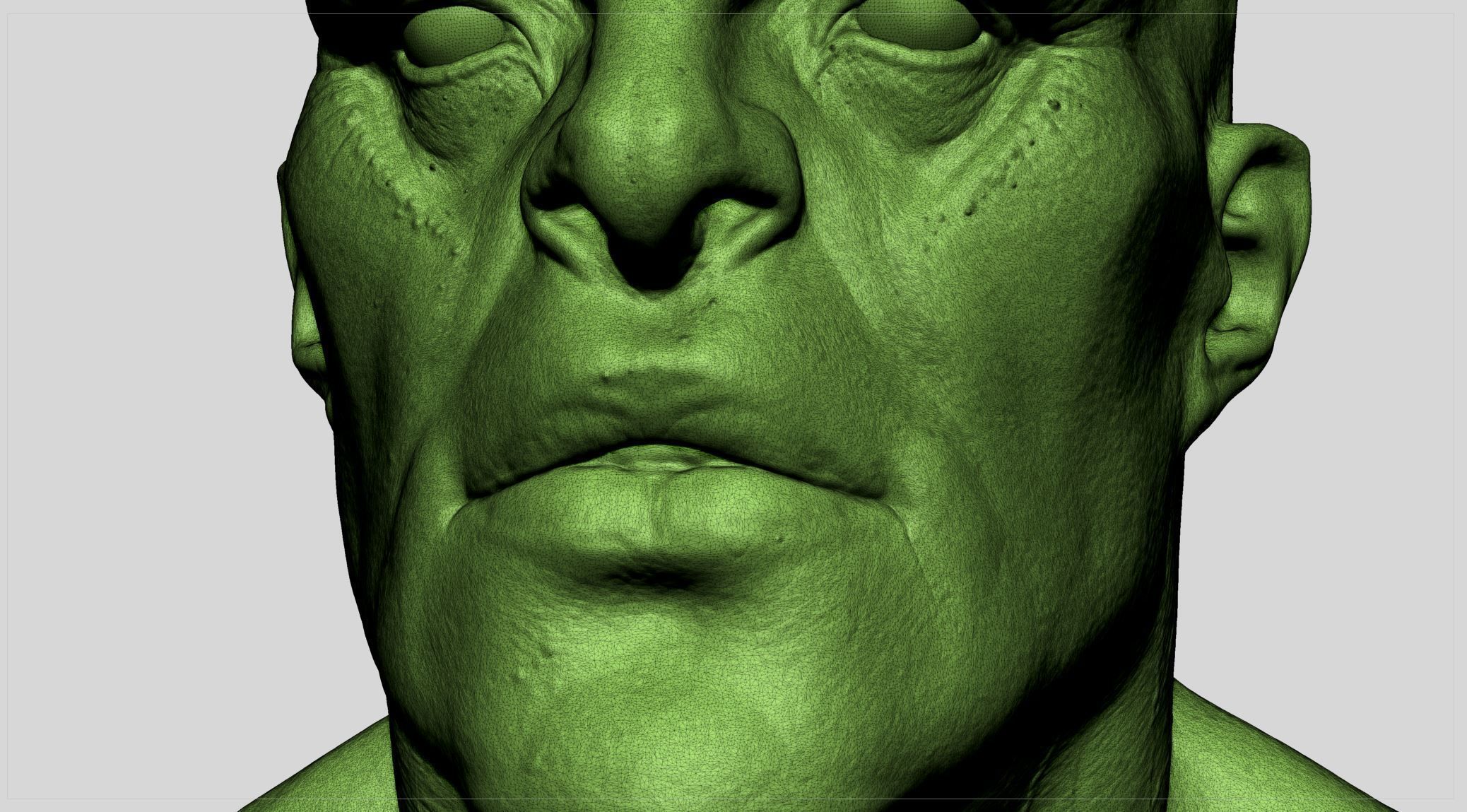 Creature Head v7 3D model_10