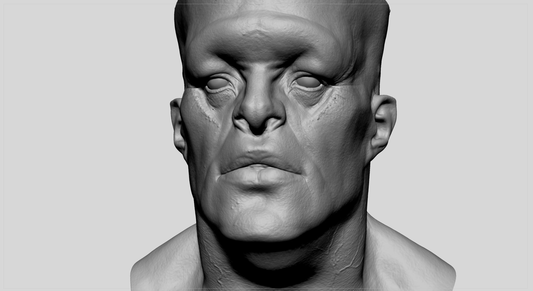 Creature Head v7 3D model_9